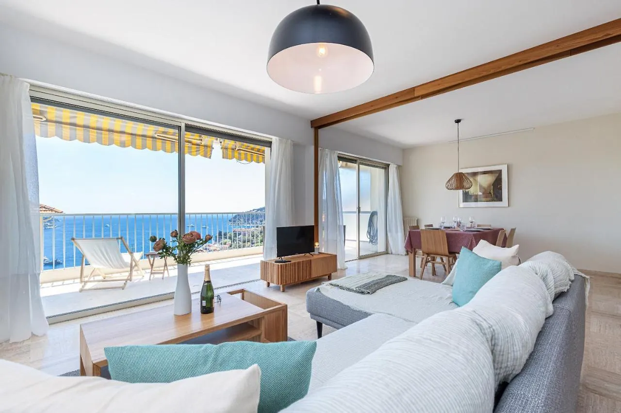 Amazing Sea View 2Bdr Swimming Pool Parking Apartment Villefranche-sur-Mer