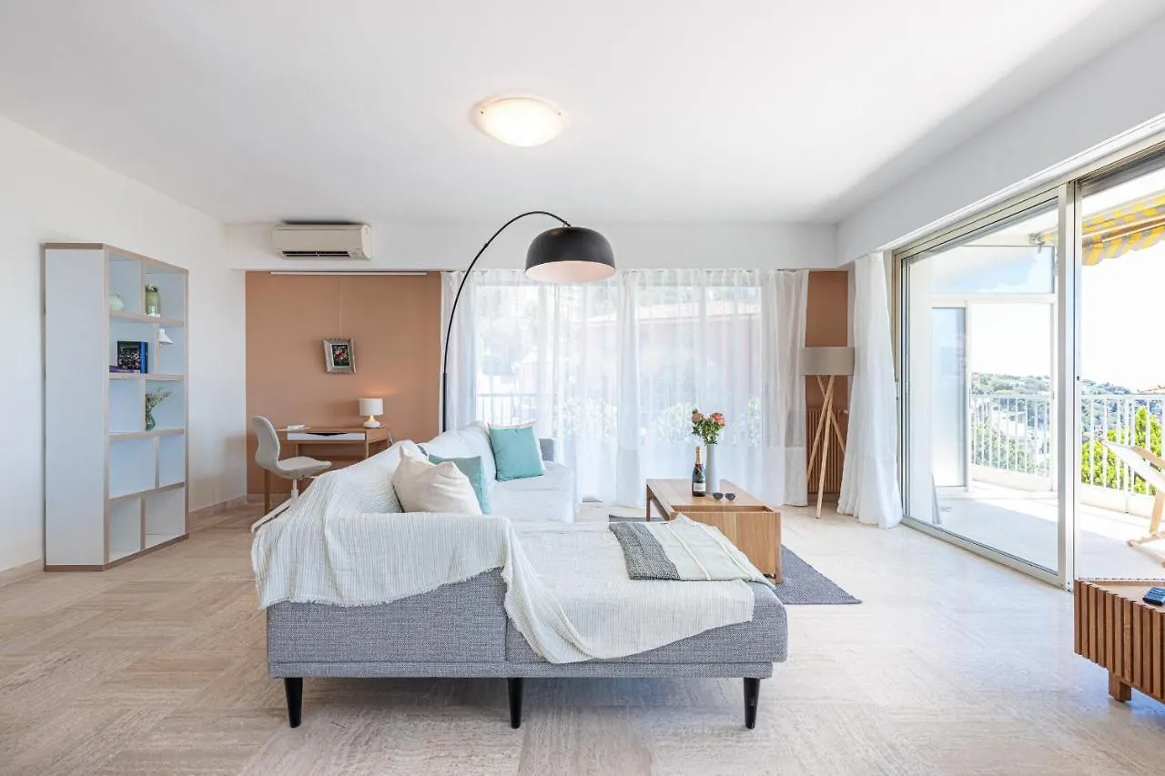 Amazing Sea View 2Bdr Swimming Pool Parking Apartment Villefranche-sur-Mer